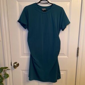 Thyme Maternity Blue Midi Dress